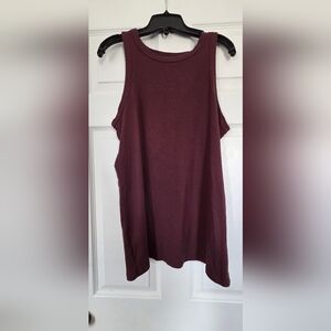 Torrid Super Soft Rib Knit Top in Deep Burgundy
